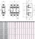 Креслення Тримач запобіжника РК 1 1р 250А (М10-М10) S