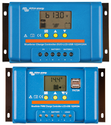 Контроллер заряда Victron Energy BlueSolar PWM-LCD&USB 12/24V-30A (30A, 12/24В)