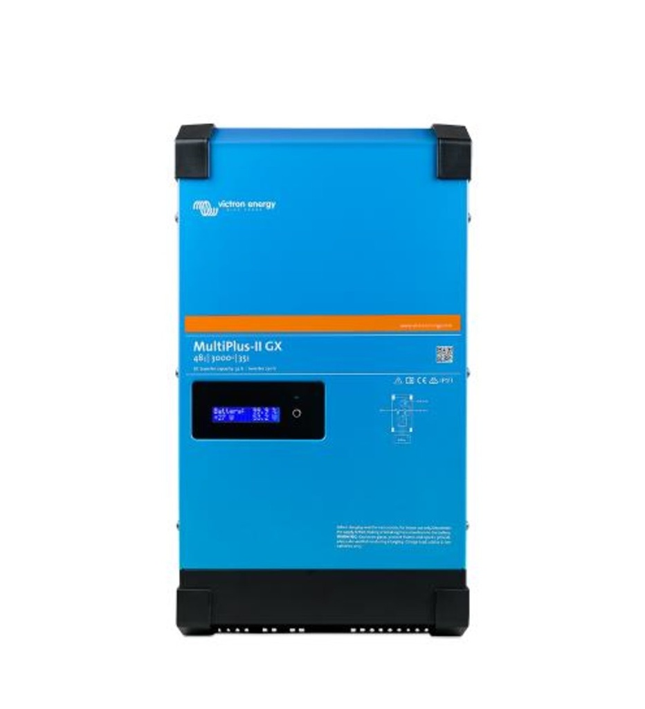 Инвертор гибридный Victron Energy MultiPlus-II 48/3000/35-32 GX (3 кВА/2,4 кВт, 1 фаза, без MPPT)