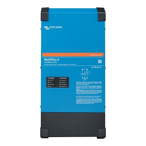 Инвертор гибридный Victron Energy MultiPlus-II 12/3000/120-32 (3 кВА/2,4 кВт, 1 фаза, без MPPT)