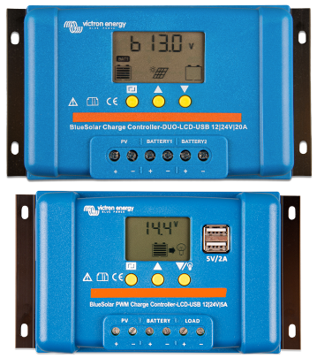 Laderegler Victron Energy BlueSolar PWM-LCD&USB 12/24V-30A (30A, 12/24V)