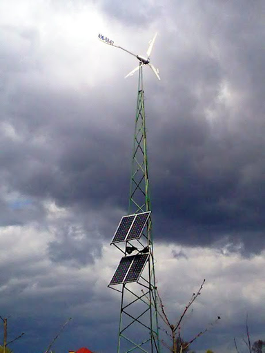 Design and preparation of a wind-powered electrical installation