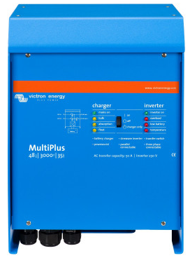 Инвертор гибридный Victron Energy MultiPlus 48/3000/35-50 (3 кВА/2,4 кВт, 1 фаза, без MPPT)