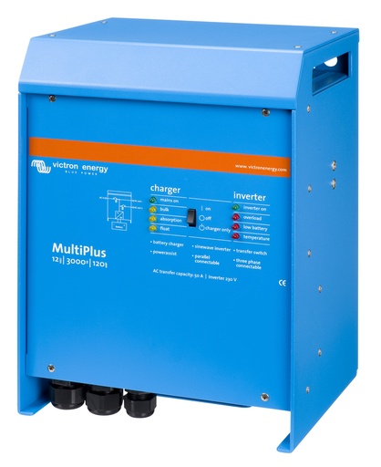 Hybrid-Wechselrichter Victron Energy MultiPlus 24/3000/70-16 – 230 V VE.Bus Wechselrichter/Ladegerät