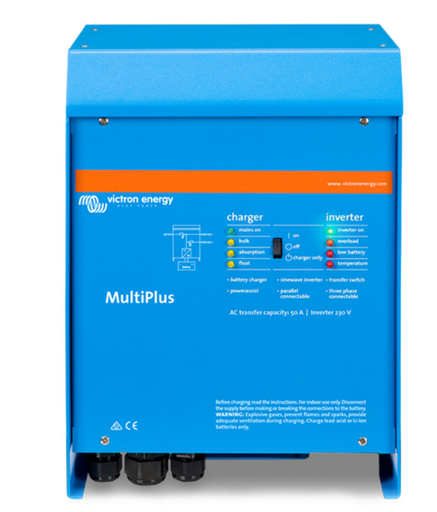 Інвертор гібридний Victron Energy MultiPlus 24/800/16-16 (0,8 кВА/0,7 кВт, 1 фаза , без МРРТ)